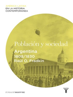 cover image of Población y sociedad. Argentina (1808-1830)